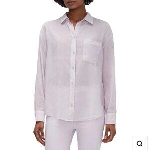 7 For All Mankind Women's Classic Button-Up Shirt